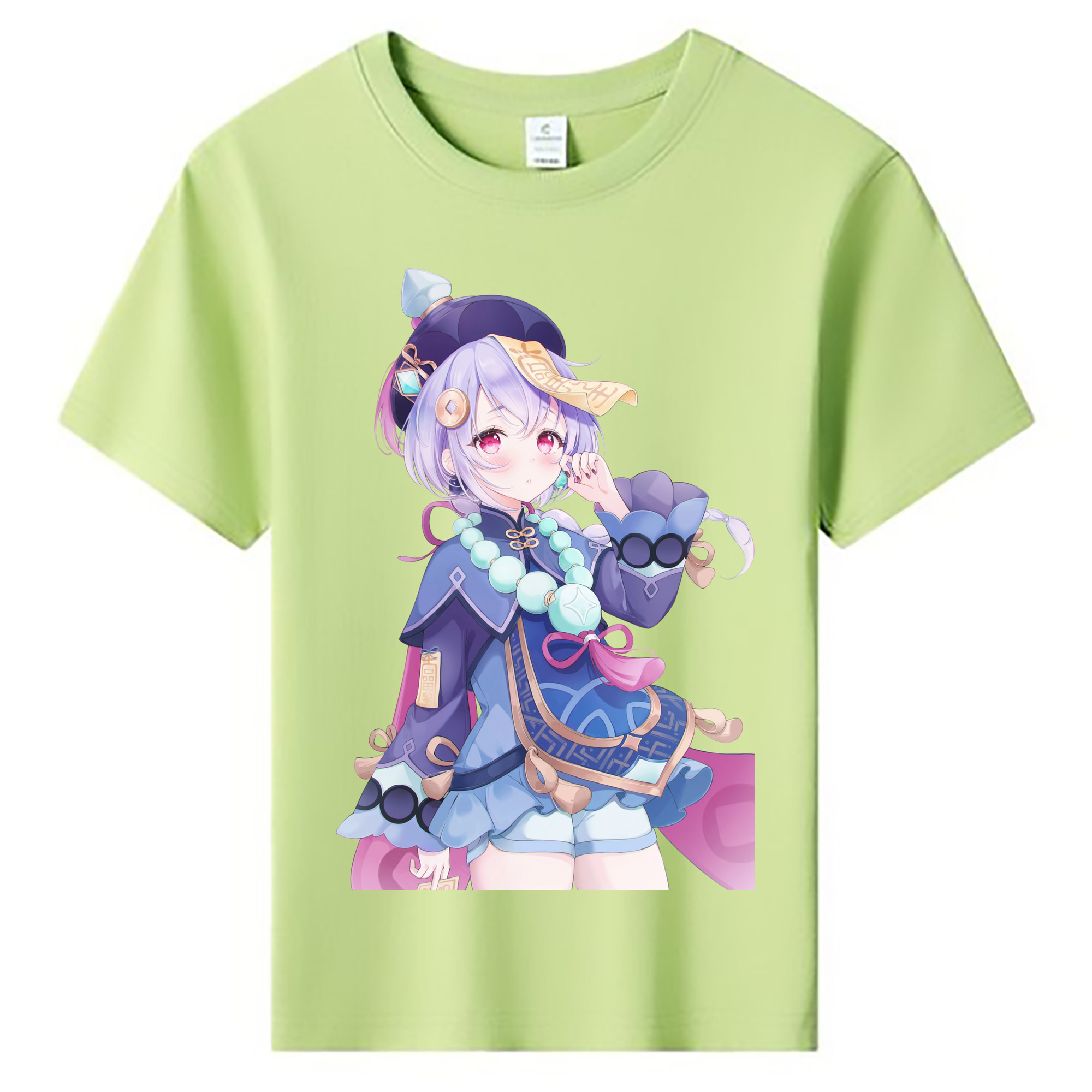 げんし神 七七 なな  genshin Nana 綿100％キッズTシャツ（フロントプリント）